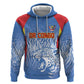 Custom DR Congo Football 2026 Zip Hoodie Leopard Power Fan Style
