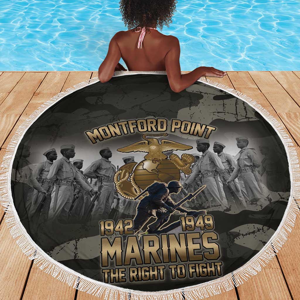 Montford Point Marines 1942-1949 Beach Blanket The Right to Fight Legacy Tribute