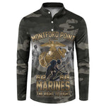 Montford Point Marines 1942-1949 Button Sweatshirt The Right to Fight Legacy Tribute