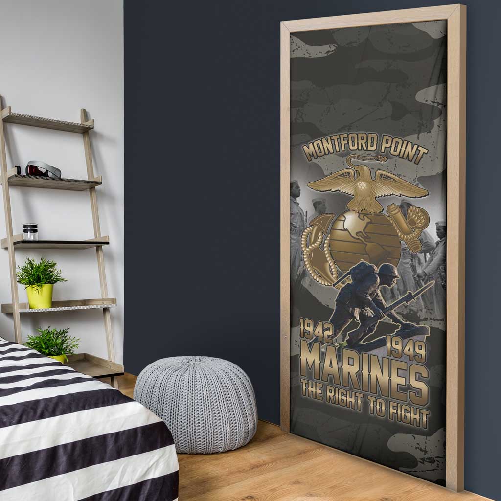 Montford Point Marines 1942-1949 Door Cover The Right to Fight Legacy Tribute