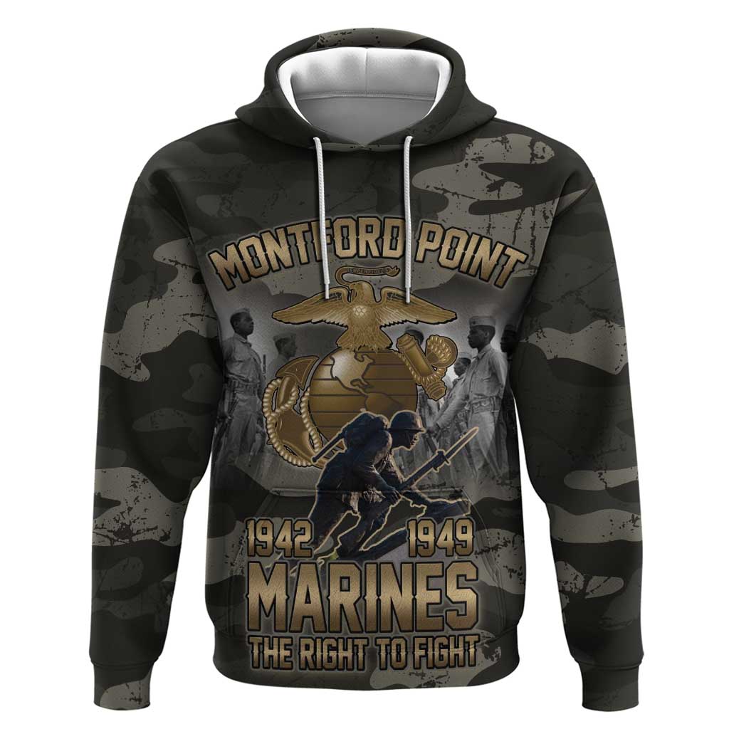 Montford Point Marines 1942-1949 Hoodie The Right to Fight Legacy Tribute
