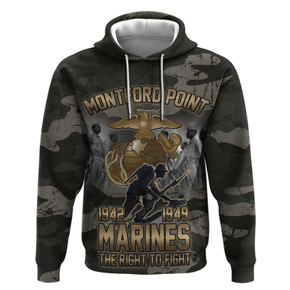 Montford Point Marines 1942-1949 Hoodie The Right to Fight Legacy Tribute