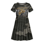Montford Point Marines 1942-1949 Kid Short Sleeve Dress The Right to Fight Legacy Tribute