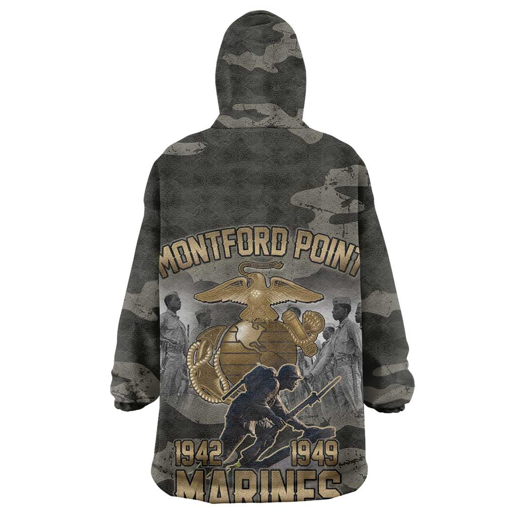 Montford Point Marines 1942-1949 Kid Wearable Blanket Hoodie The Right to Fight Legacy Tribute