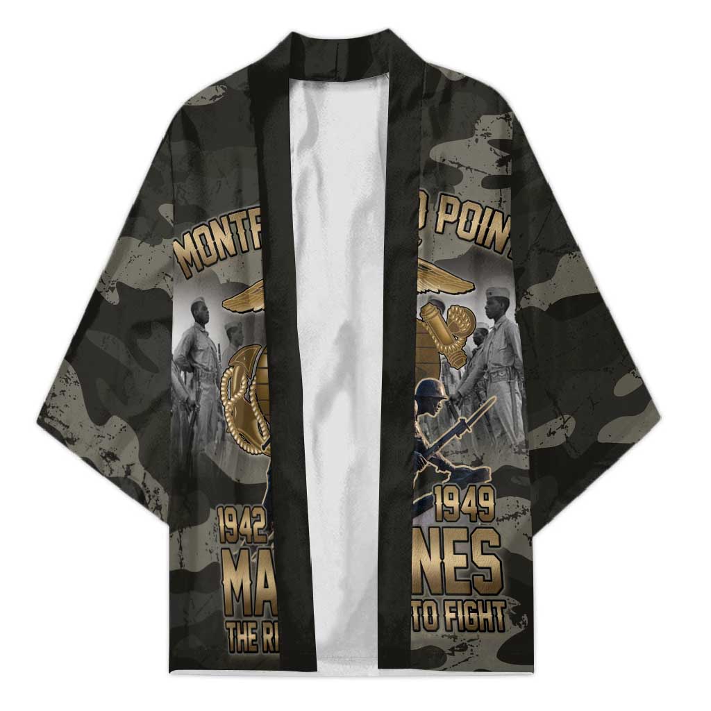 Montford Point Marines 1942-1949 Kimono The Right to Fight Legacy Tribute