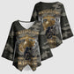 Montford Point Marines 1942-1949 Kimono Sleeve Blouse The Right to Fight Legacy Tribute