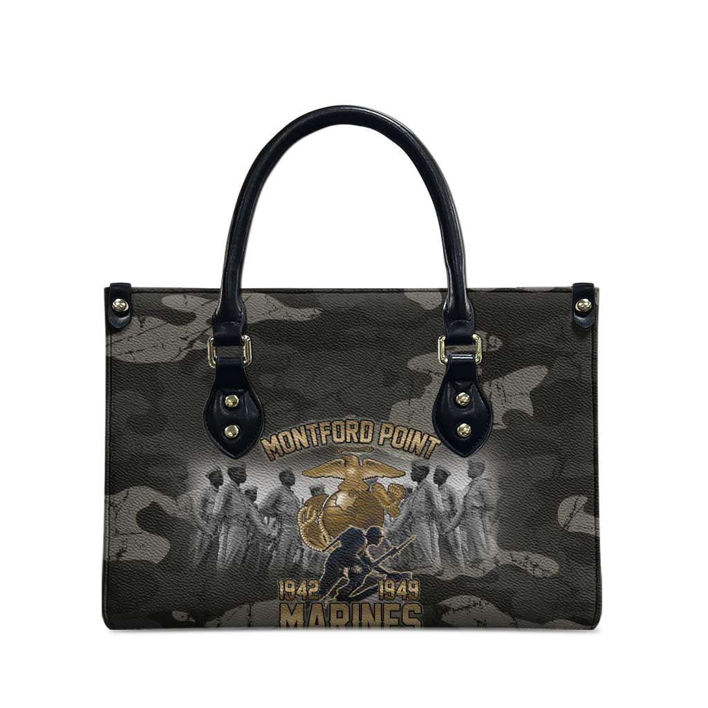 Montford Point Marines 1942-1949 Leather Bag The Right to Fight Legacy Tribute