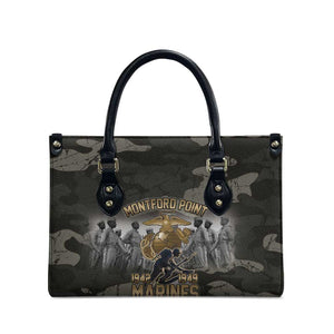 Montford Point Marines 1942-1949 Leather Bag The Right to Fight Legacy Tribute