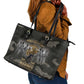 Montford Point Marines 1942-1949 Leather Tote Bag The Right to Fight Legacy Tribute