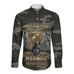 Montford Point Marines 1942-1949 Long Sleeve Button Shirt The Right to Fight Legacy Tribute