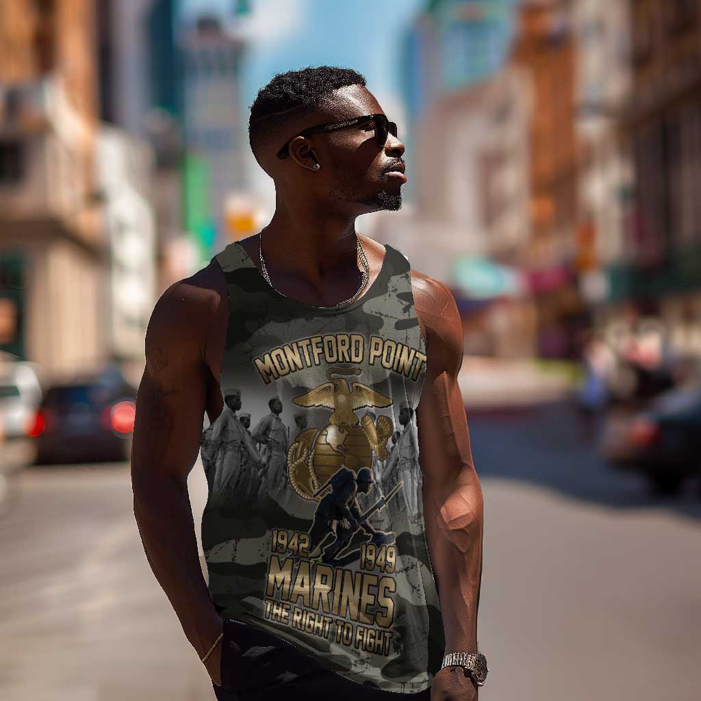 Montford Point Marines 1942-1949 Men Tank Top The Right to Fight Legacy Tribute