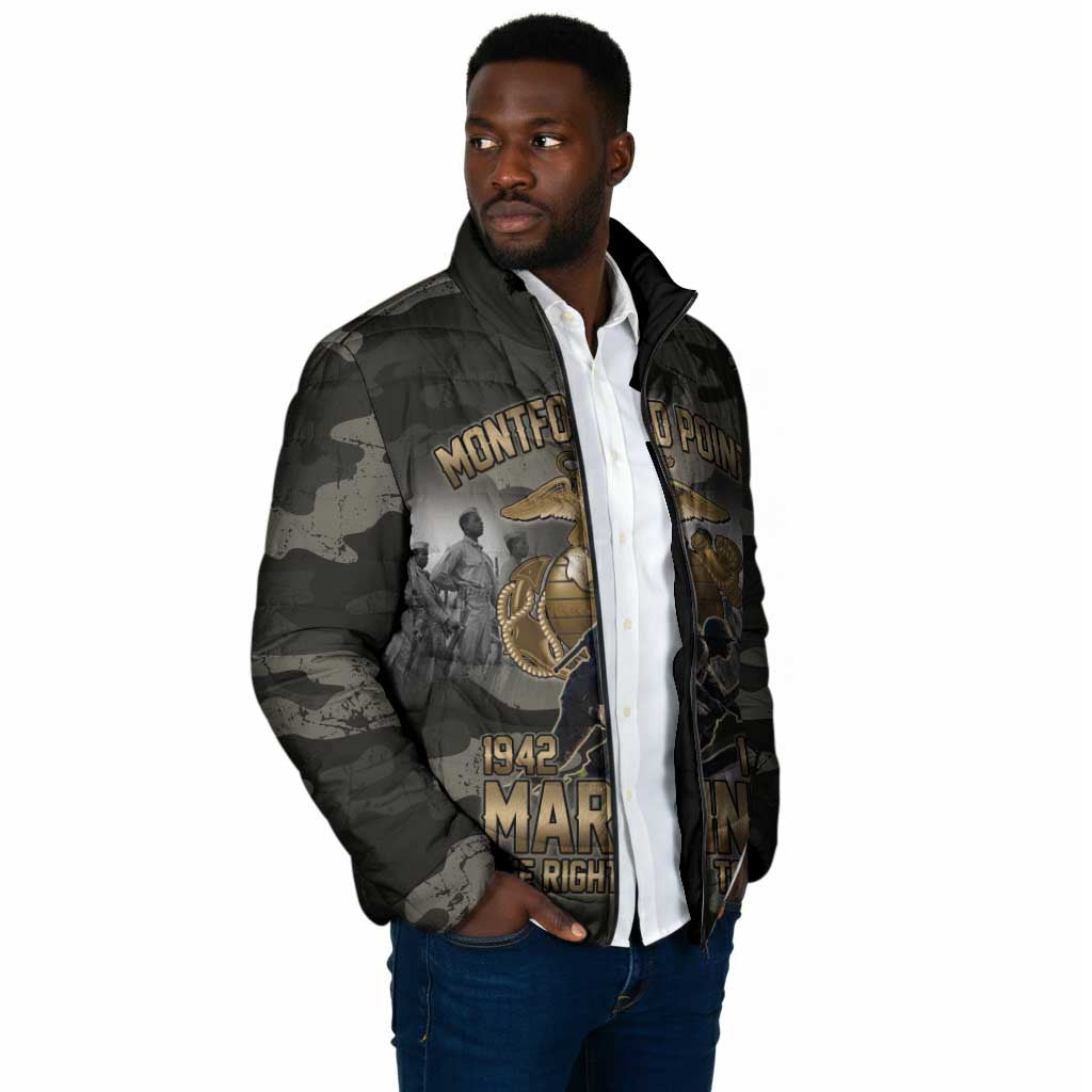 Montford Point Marines 1942-1949 Padded Jacket The Right to Fight Legacy Tribute