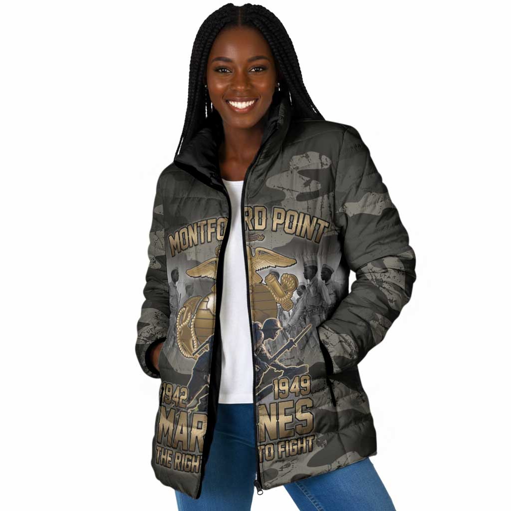 Montford Point Marines 1942-1949 Padded Jacket The Right to Fight Legacy Tribute