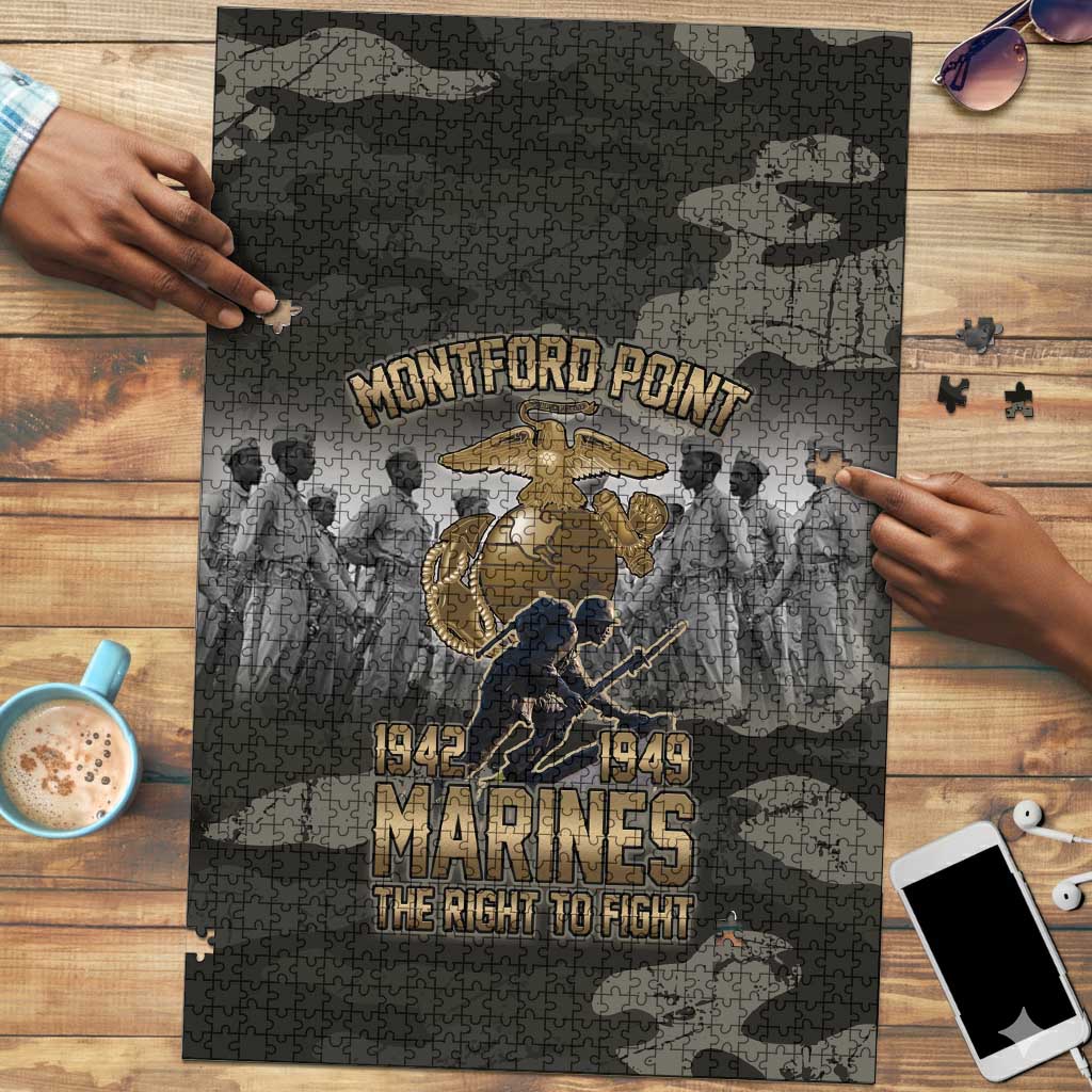Montford Point Marines 1942-1949 Puzzle The Right to Fight Legacy Tribute