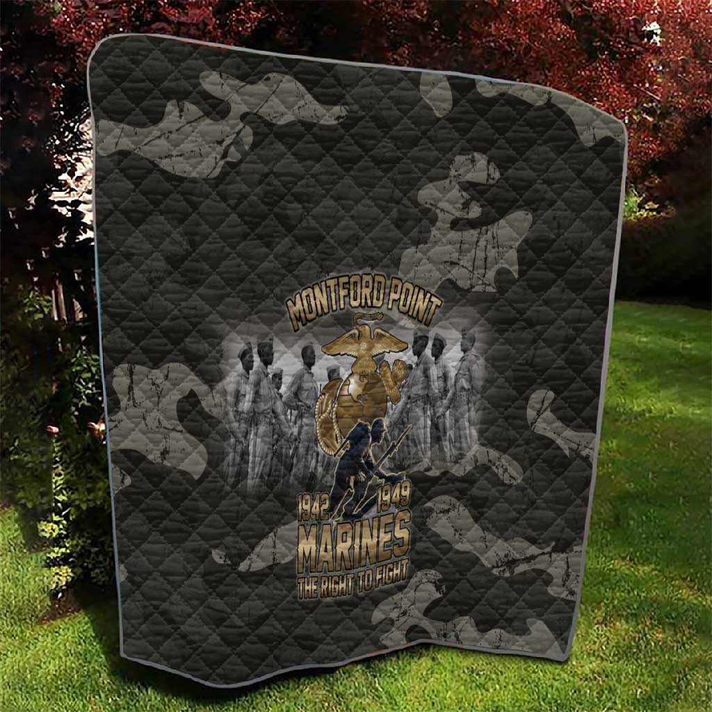 Montford Point Marines 1942-1949 Quilt The Right to Fight Legacy Tribute