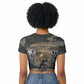Montford Point Marines 1942-1949 Raglan Cropped T shirt The Right to Fight Legacy Tribute