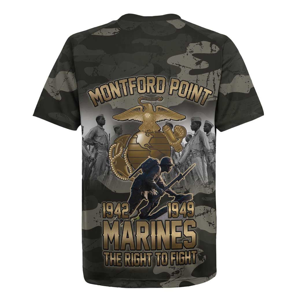 Montford Point Marines 1942-1949 Rugby Jersey The Right to Fight Legacy Tribute