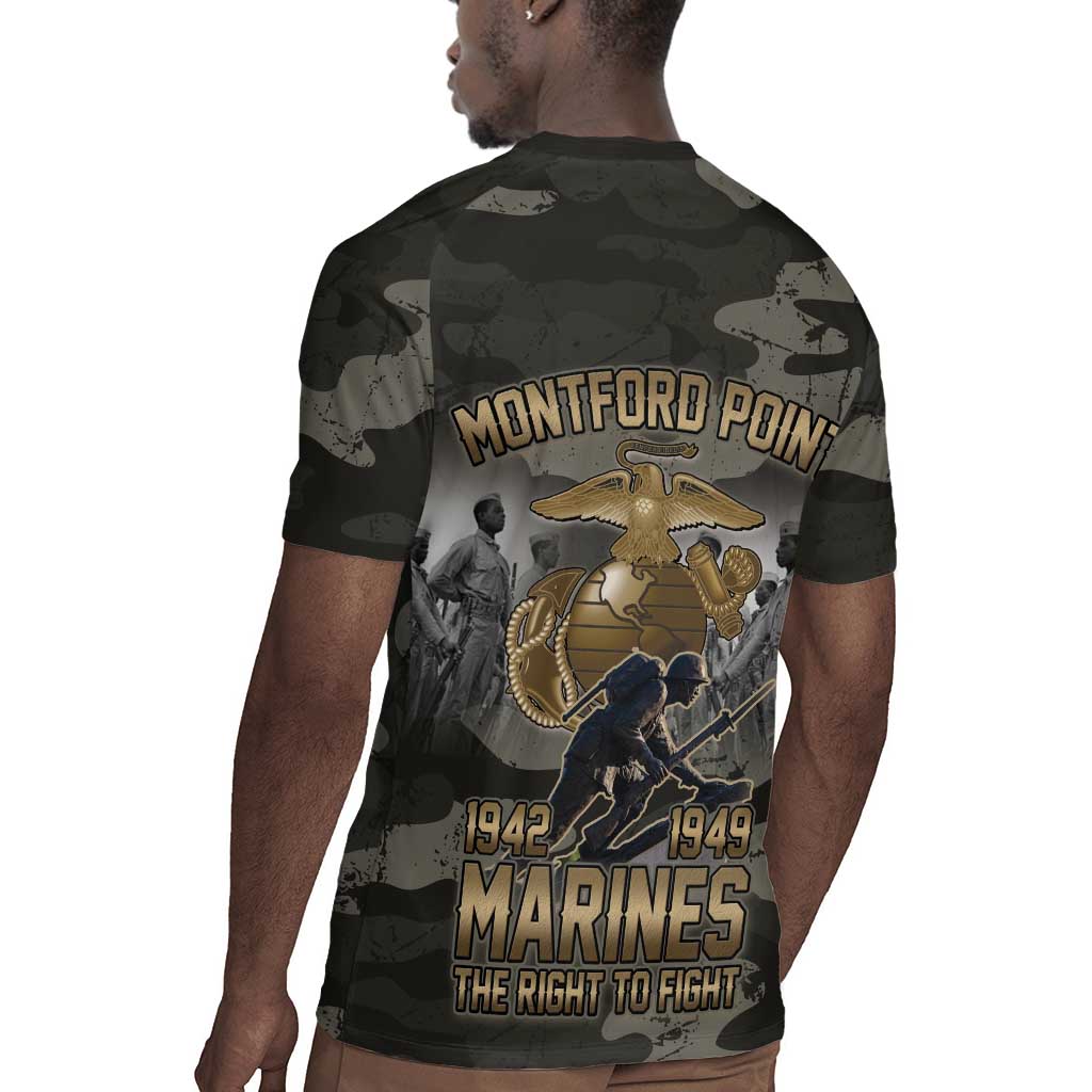 Montford Point Marines 1942-1949 Rugby Jersey The Right to Fight Legacy Tribute