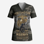 Montford Point Marines 1942-1949 Scrub Top The Right to Fight Legacy Tribute