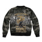 Montford Point Marines 1942-1949 Sleeve Zip Bomber Jacket The Right to Fight Legacy Tribute