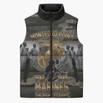 Montford Point Marines 1942-1949 Sleeveless Puffer Jacket The Right to Fight Legacy Tribute