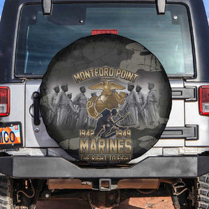 Montford Point Marines 1942-1949 Spare Tire Cover The Right to Fight Legacy Tribute