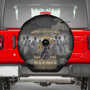 Montford Point Marines 1942-1949 Spare Tire Cover The Right to Fight Legacy Tribute