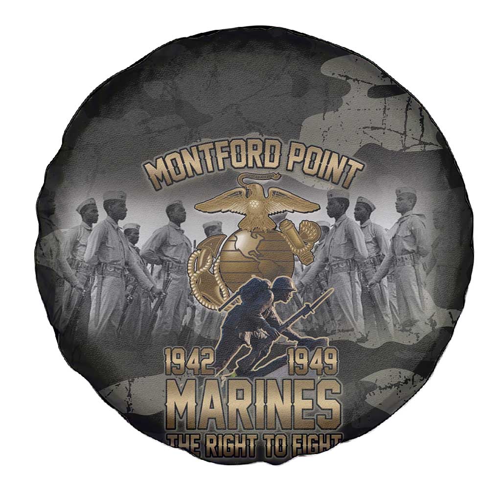 Montford Point Marines 1942-1949 Spare Tire Cover The Right to Fight Legacy Tribute