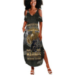 Montford Point Marines 1942-1949 Summer Maxi Dress The Right to Fight Legacy Tribute