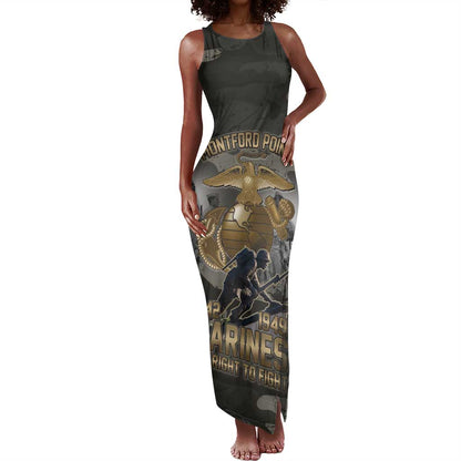 Montford Point Marines 1942-1949 Tank Maxi Dress The Right to Fight Legacy Tribute