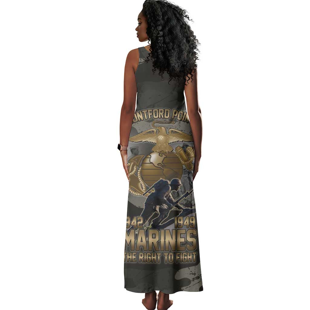 Montford Point Marines 1942-1949 Tank Maxi Dress The Right to Fight Legacy Tribute