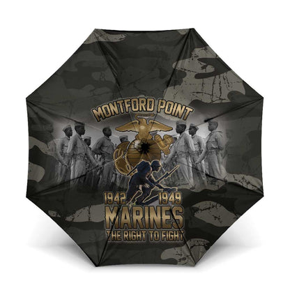 Montford Point Marines 1942-1949 Umbrella The Right to Fight Legacy Tribute