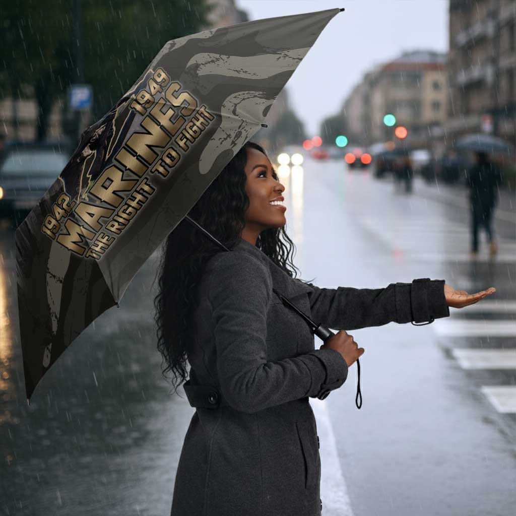 Montford Point Marines 1942-1949 Umbrella The Right to Fight Legacy Tribute