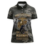 Montford Point Marines 1942-1949 Women Polo Shirt The Right to Fight Legacy Tribute