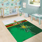 Zimbabwe Rugby Personalized Area Rug Charging Sables Spirit