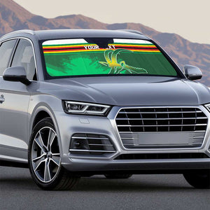 Zimbabwe Rugby Personalized Auto Sun Shade Charging Sables Spirit