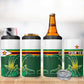 Zimbabwe Rugby Personalized 4 in 1 Can Cooler Tumbler Charging Sables Spirit