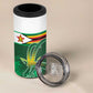 Zimbabwe Rugby Personalized 4 in 1 Can Cooler Tumbler Charging Sables Spirit