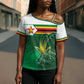 Zimbabwe Rugby Personalized Cross Shoulder Shirt Charging Sables Spirit