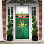 Zimbabwe Rugby Personalized Door Cover Charging Sables Spirit