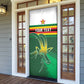 Zimbabwe Rugby Personalized Door Cover Charging Sables Spirit
