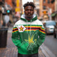 Zimbabwe Rugby Personalized Hoodie Charging Sables Spirit