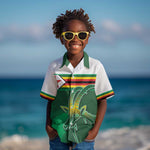 Zimbabwe Rugby Personalized Kid Hawaiian Shirt Charging Sables Spirit