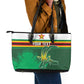 Zimbabwe Rugby Personalized Leather Tote Bag Charging Sables Spirit