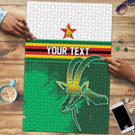 Zimbabwe Rugby Personalized Puzzle Charging Sables Spirit