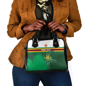 Zimbabwe Rugby Personalized Shoulder Handbag Charging Sables Spirit