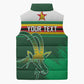 Zimbabwe Rugby Personalized Sleeveless Puffer Jacket Charging Sables Spirit