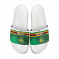 Zimbabwe Rugby Personalized Slide Sandals Charging Sables Spirit