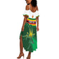 Zimbabwe Rugby Personalized Summer Maxi Dress Charging Sables Spirit