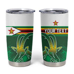 Zimbabwe Rugby Personalized Tumbler Cup Charging Sables Spirit